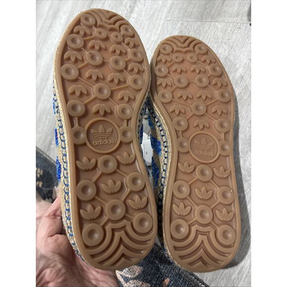 Size 9M/W10 - adidas CLOT x Gazelle by Edison Chen Linen Khaki Light Blue - Picture 5 of 8